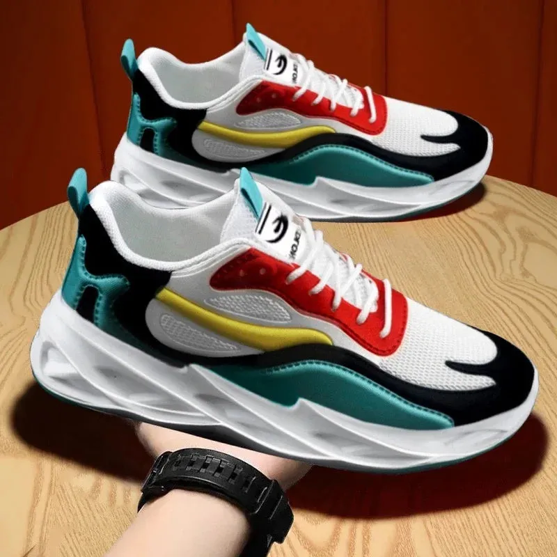 Trendy Men's Breathable Sports Running Shoes