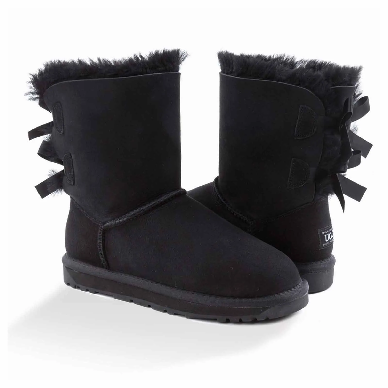 Ugg Boots Classic Bailey Bow Black 39