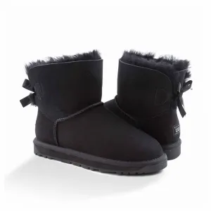 Ugg Boots Classic Mini Bailey Bow Black 39