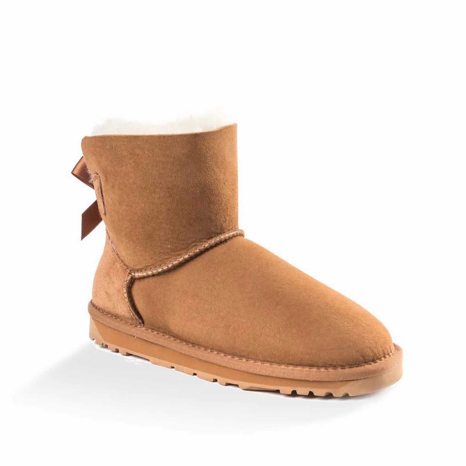 Ugg Boots Classic Mini Bailey Bow Chestnut 35
