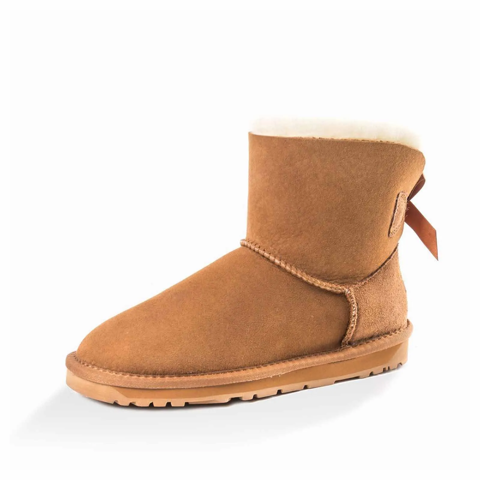 Ugg Boots Classic Mini Bailey Bow Chestnut 35