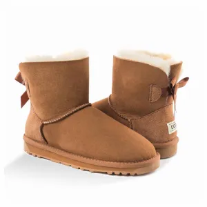 Ugg Boots Classic Mini Bailey Bow Chestnut 35