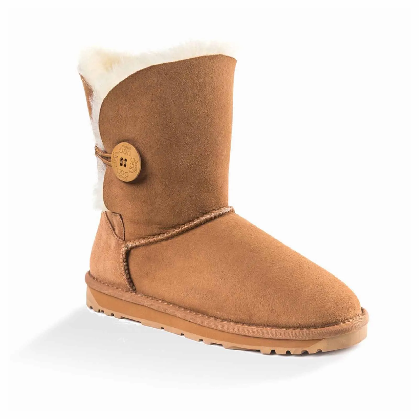 Ugg Boots Classic Short Button Chestnut 36