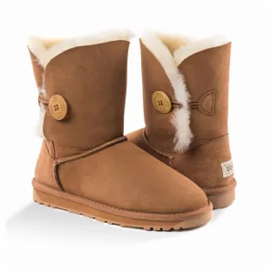 Ugg Boots Classic Short Button Chestnut 36