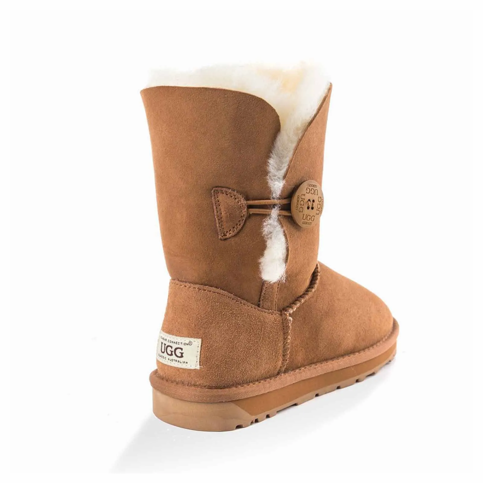 Ugg Boots Classic Short Button Chestnut 36