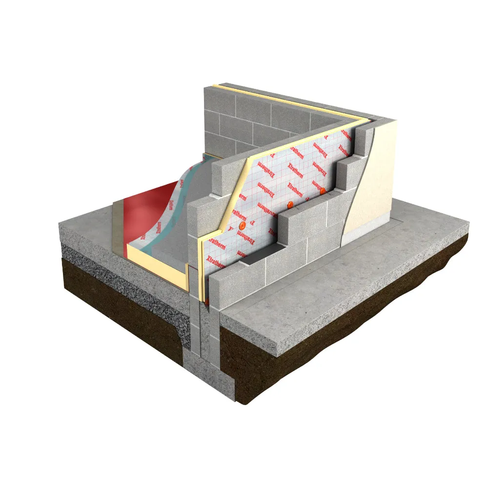 Unilin (Xtratherm) Thin-R XT/CW T&G Partial Fill Cavity Wall Board - per board
