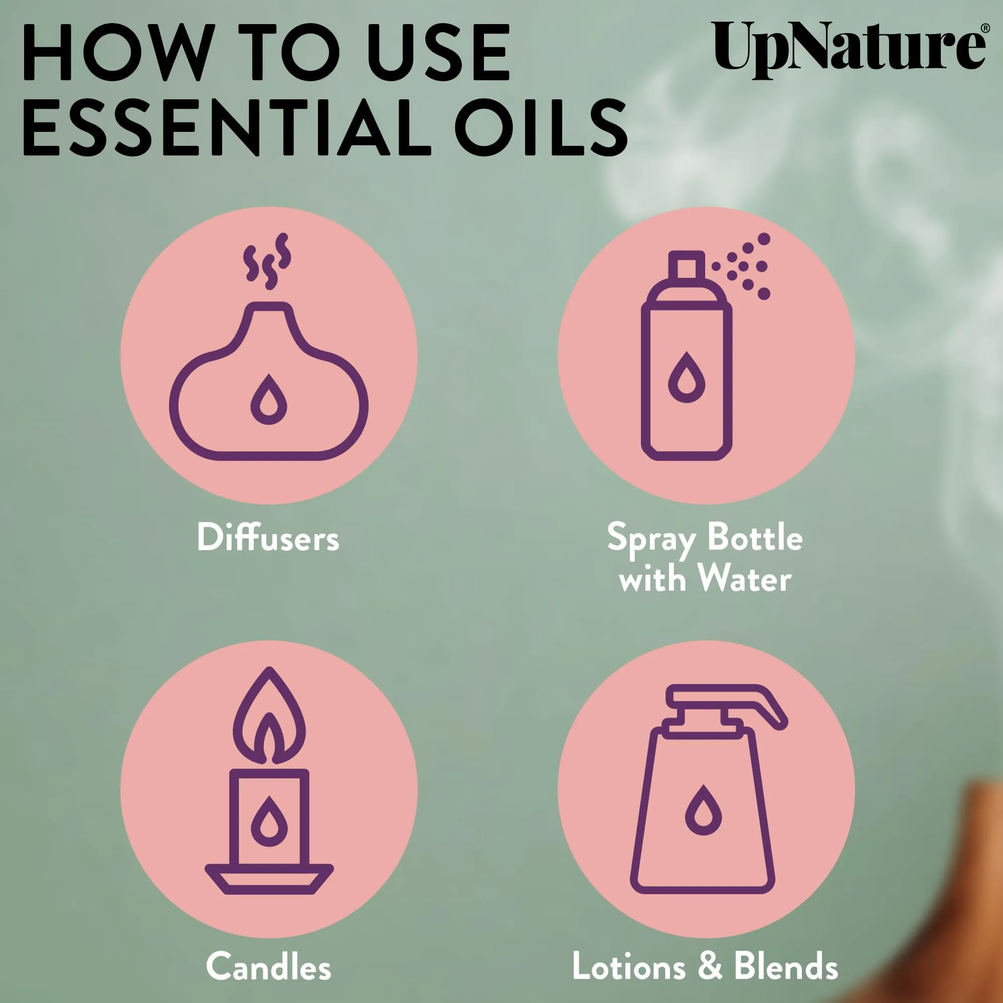UpNature Trail Guard Essential Oil Blend 2oz - Outdoor & Camping Essentials - with Eucalyptus Essential Oil, Ylang-Ylang