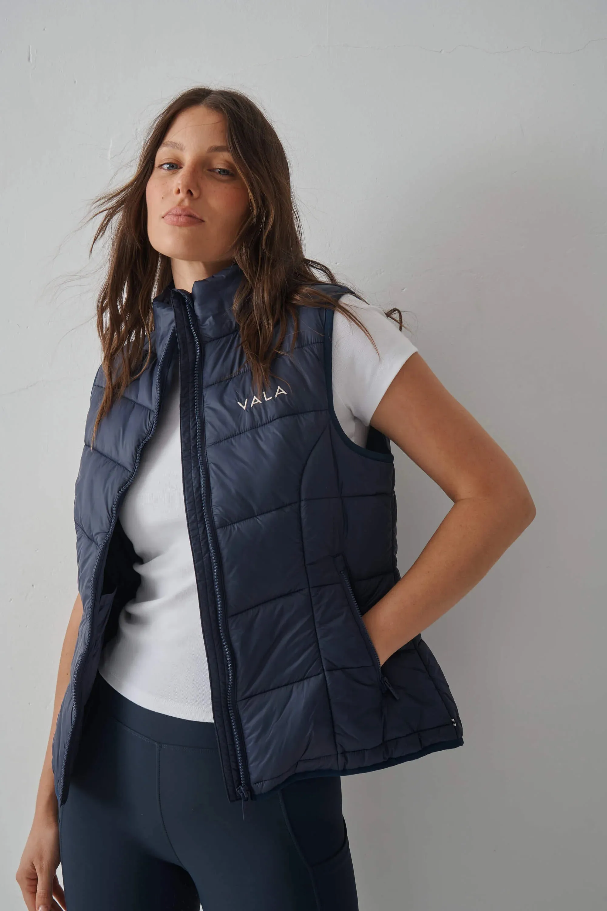 VALA Slim Line Puffer Vest