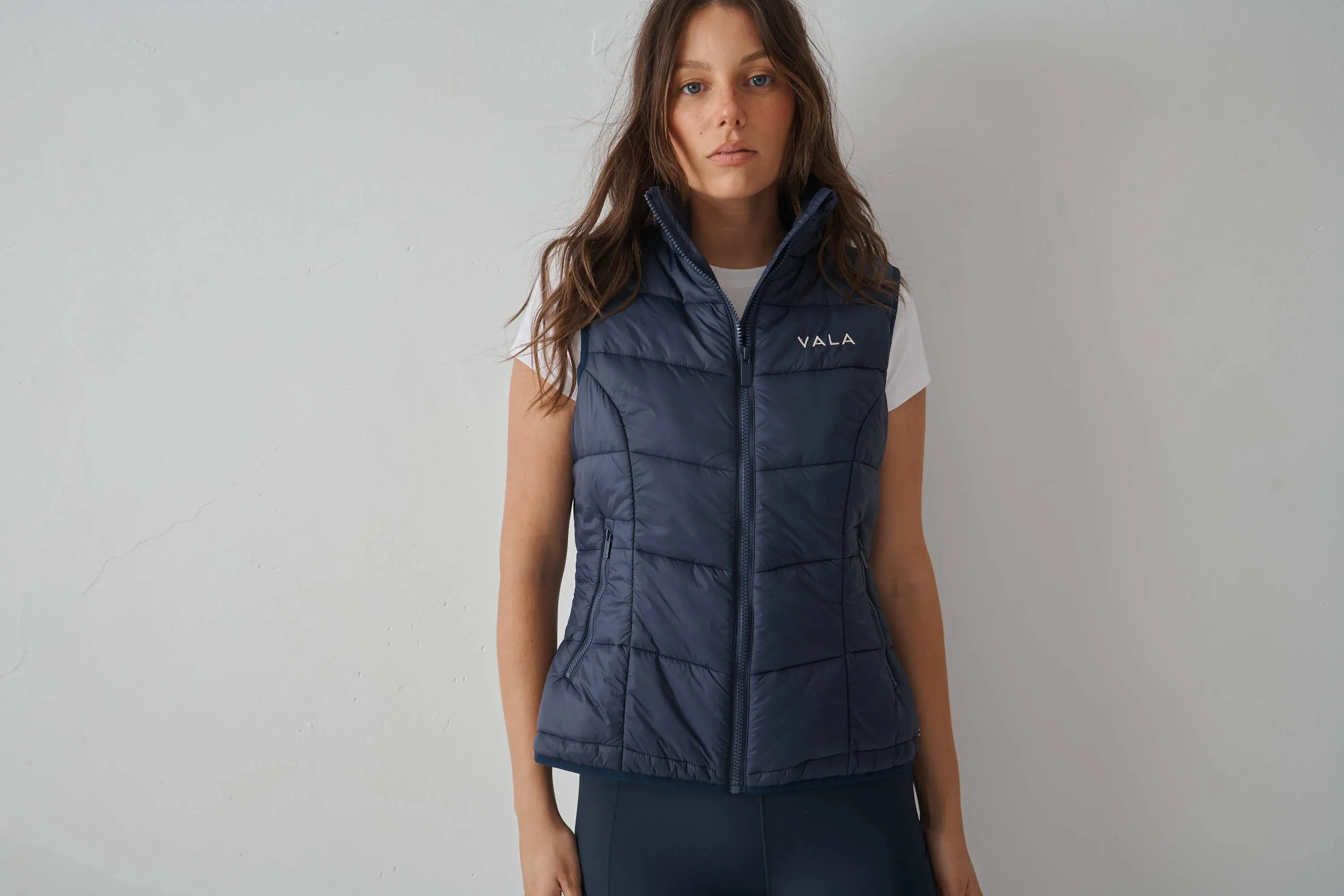 VALA Slim Line Puffer Vest