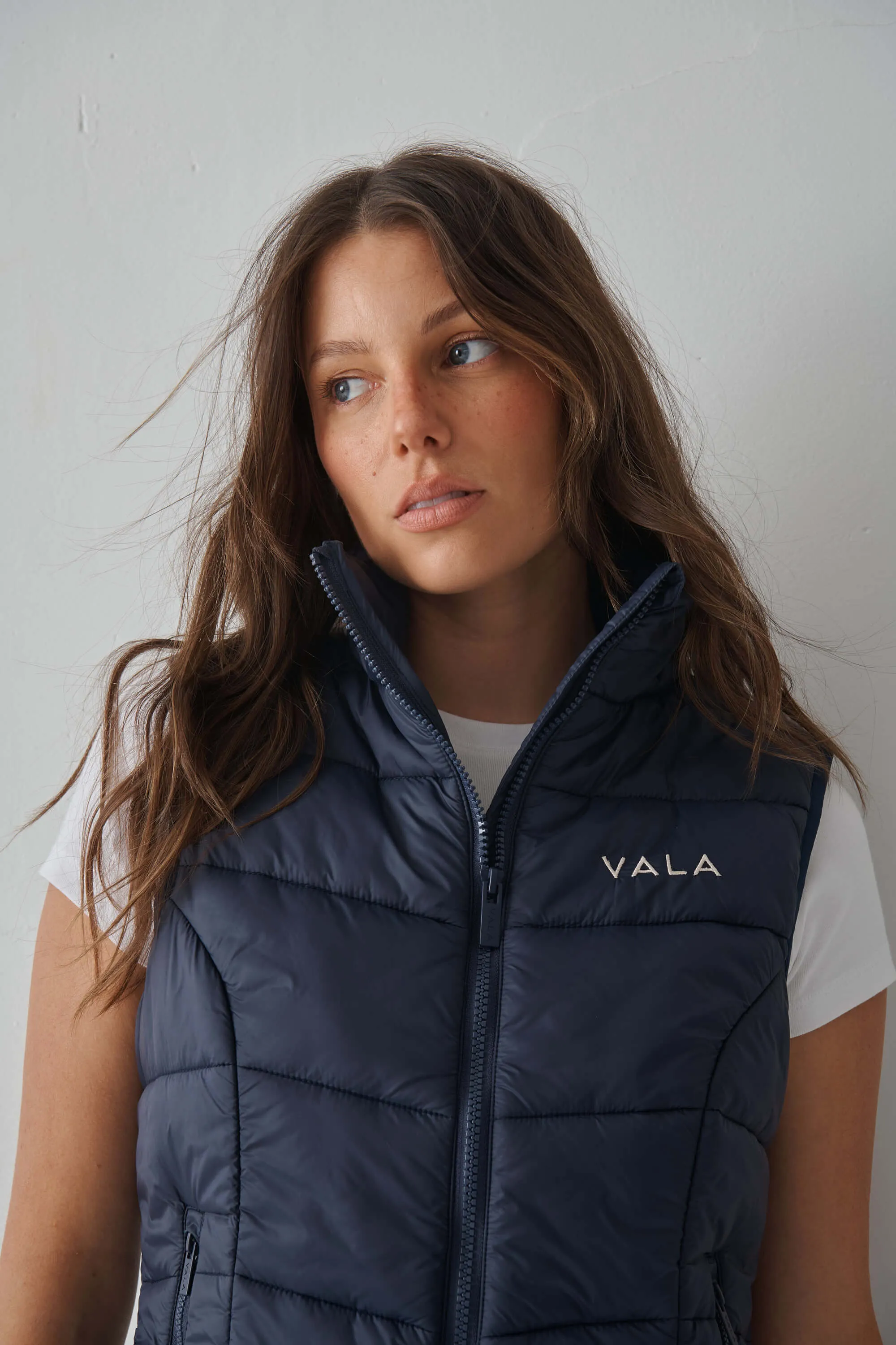 VALA Slim Line Puffer Vest