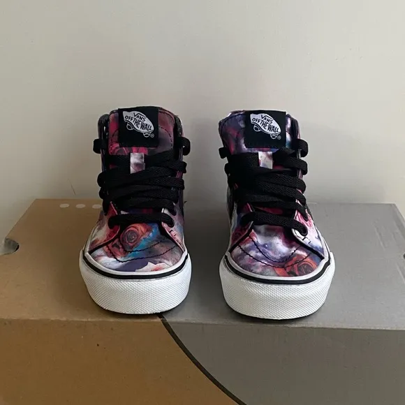 Vans Sk8 Hi Floral Toddler Kids Sneakers - SZ 11 C
