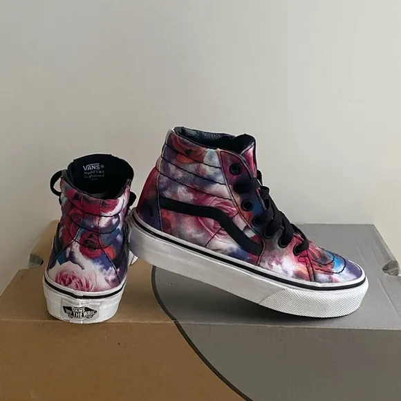 Vans Sk8 Hi Floral Toddler Kids Sneakers - SZ 11 C