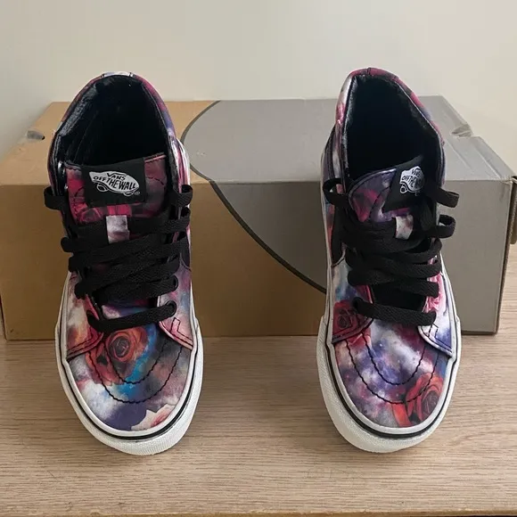 Vans Sk8 Hi Floral Toddler Kids Sneakers - SZ 11 C