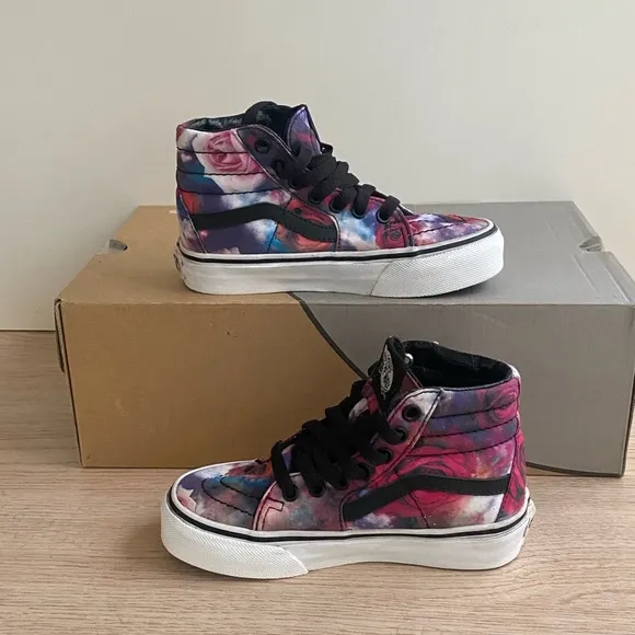 Vans Sk8 Hi Floral Toddler Kids Sneakers - SZ 11 C
