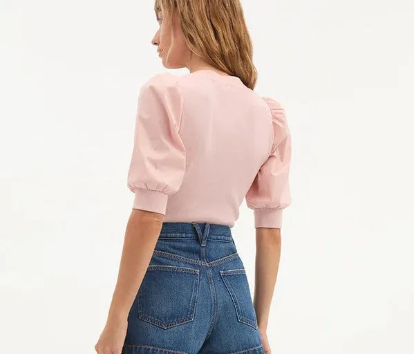 Veronica Beard Coralee Top - Pink