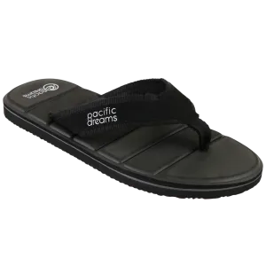 VONMAY Men's T Flip Flops Fabric Strap Thong Sandals Outdoor Slippers