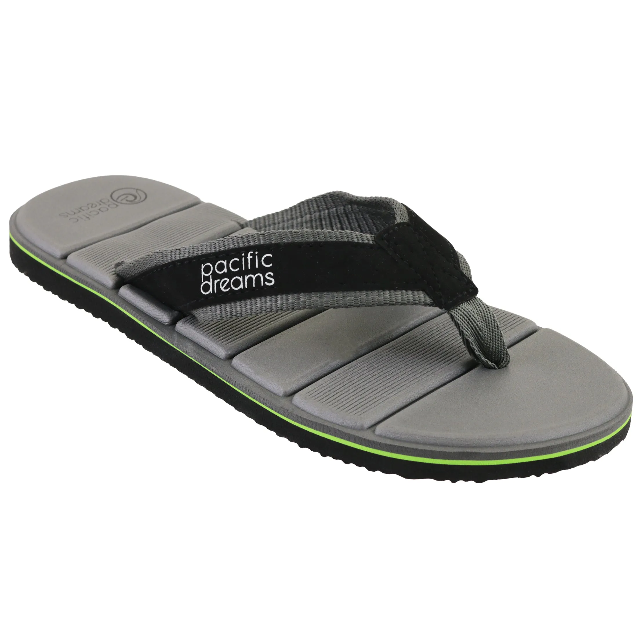 VONMAY Men's T Flip Flops Fabric Strap Thong Sandals Outdoor Slippers