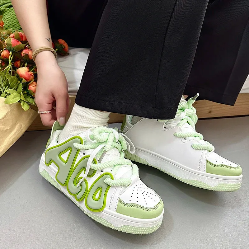VougeVamp Unisex Skateboard Street Sneakers – High-Quality Hip-Hop Vulcanized Casual Shoes