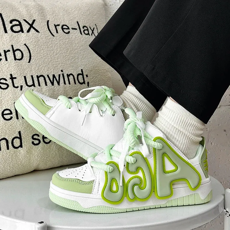 VougeVamp Unisex Skateboard Street Sneakers – High-Quality Hip-Hop Vulcanized Casual Shoes
